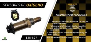 SENSOR DE OXIGENO 138-827