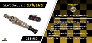 SENSOR DE OXIGENO 138-980
