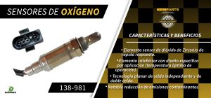 SENSOR DE OXIGENO VOLKSWAGEN POINTER 138-981