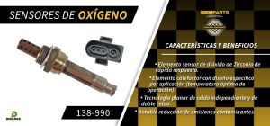 SENSOR DE OXIGENO VOLKSWAGEN JETTA 138-990