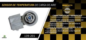 SENSOR TEMP. AIRE DE CARGA NISSAN PLATINA 139-201