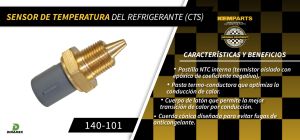 SENSOR DE REFRIGERANTE FORD-LINCOLN-MERCURY AEROSTAR 140-101
