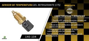 SENSOR DE REFRIGERANTE FORD-LINCOLN-MERCURY CONTOUR 140-104