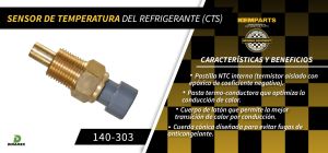 SENSOR DE REFRIGERANTE CHRYSLER-DODGE-HYUNDAI CONCORDE 140-303