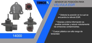 SENSOR VALVULA EGR (EVP) FORD-LINCOLN-MERCURY AEROSTAR 14000