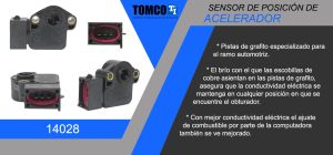 SENSOR DE ACELERACION (TPS) FORD-LINCOLN-MERCURY COUGAR 14028