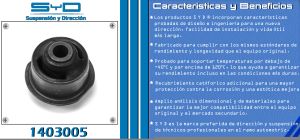 BUJE DE SUSPENSION CHEVROLET-GMC-BUICK-CADILLAC BUICK ALLURE 1403005-SYD