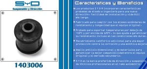 BUJE DE SUSPENSION CHEVROLET-GMC-BUICK-CADILLAC BUICK ALLURE 1403006-SYD