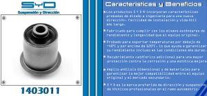 BUJE DE SUSPENSION CHEVROLET-GMC-BUICK-CADILLAC TRACKER 1403011-SYD