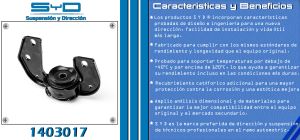 SOPORTE BARRA TENSORA CHEVROLET-GMC-BUICK-CADILLAC CHEVY 1403017-SYD