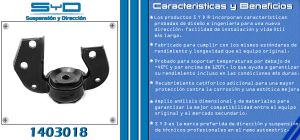 SOPORTE BARRA TENSORA CHEVROLET-GMC-BUICK-CADILLAC CHEVY 1403018-SYD