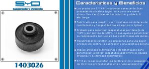 BUJE DE SUSPENSION CHEVROLET-GMC-BUICK-CADILLAC COBALT 1403026-SYD