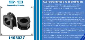 GOMA BARRA ESTABILIZADORA CHEVROLET-GMC-BUICK-CADILLAC BRAVADA 1403027-SYD