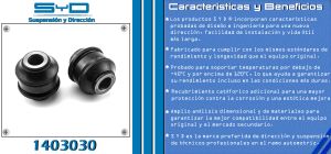 BUJE DE SUSPENSION CHEVROLET-GMC-BUICK-CADILLAC BUICK CENTURY 1403030-SYD