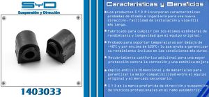 GOMA BARRA ESTABILIZADORA CHEVROLET-GMC-BUICK-CADILLAC COBALT 1403033-SYD