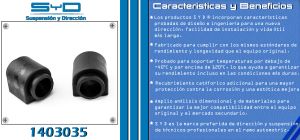 GOMA BARRA ESTABILIZADORA CHEVROLET-GMC-BUICK-CADILLAC BRAVADA 1403035-SYD