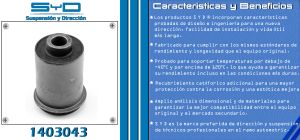 BUJE DE SUSPENSION CHEVROLET-GMC-BUICK-CADILLAC CANYON 1403043-SYD