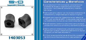 GOMA BARRA ESTABILIZADORA CHEVROLET-GMC-BUICK-CADILLAC JIMMY 1403053-SYD