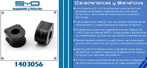 GOMA BARRA ESTABILIZADORA CHEVROLET-GMC-BUICK-CADILLAC JIMMY 1403056-SYD