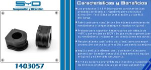 GOMA BARRA ESTABILIZADORA CHEVROLET-GMC-BUICK-CADILLAC BLAZER 1403057-SYD