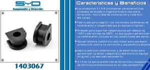 GOMA BARRA ESTABILIZADORA CHEVROLET-GMC-BUICK-CADILLAC EQUINOX 1403067-SYD