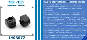 GOMA BARRA ESTABILIZADORA CHEVROLET-GMC-BUICK-CADILLAC ACADIA 1403072-SYD