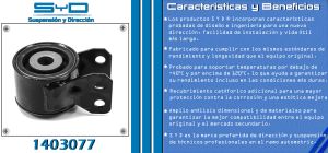 BUJE DE SUSPENSION CHEVROLET-GMC-BUICK-CADILLAC ACADIA 1403077-SYD