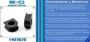 GOMA VARILLA DIRECCION CHEVROLET-GMC-BUICK-CADILLAC BRAVADA 1403078-SYD