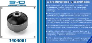 BUJE DE SUSPENSION CHEVROLET-GMC-BUICK-CADILLAC AVEO 1403081-SYD