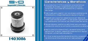 BUJE DE SUSPENSION CHEVROLET-GMC-BUICK-CADILLAC ASTRA 1403086-SYD