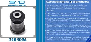 BUJE DE SUSPENSION CHEVROLET-GMC-BUICK-CADILLAC TRAX 1403096-SYD