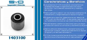 BUJE DE SUSPENSION CHEVROLET-GMC-BUICK-CADILLAC SIERRA 1403100-SYD