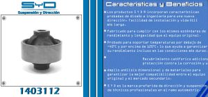 BUJE DE SUSPENSION CHEVROLET-GMC-BUICK-CADILLAC AVEO 1403112-SYD