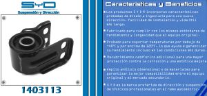 BUJE DE SUSPENSION CHEVROLET-GMC-BUICK-CADILLAC CAVALIER 1403113-SYD