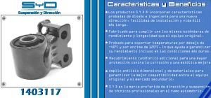 BUJE DE SUSPENSION CHEVROLET-GMC-BUICK-CADILLAC SPARK 1403117-SYD