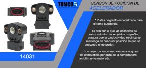 SENSOR DE ACELERACION (TPS) FORD-LINCOLN-MERCURY AEROSTAR 14031