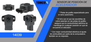 SENSOR DE ACELERACION (TPS) FORD-LINCOLN-MERCURY CONTOUR 14039