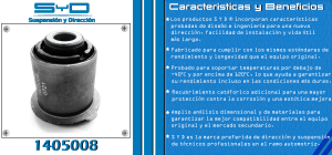 BUJE DE SUSPENSION HYUNDAI  (AMERICANOS) SONATA 1405008-SYD