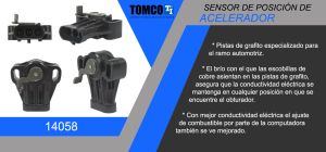 SENSOR DE ACELERACION (TPS) CHEVROLET-GMC-BUICK-CADILLAC BUICK CENTURY 14058