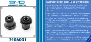 BUJE DE SUSPENSION CHRYSLER-DODGE-HYUNDAI NITRO 1406001-SYD