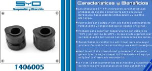 GOMA BARRA ESTABILIZADORA CHRYSLER-DODGE-HYUNDAI CARAVAN 1406005-SYD