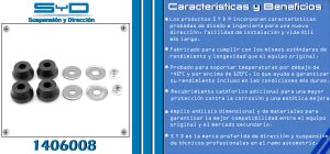 GOMA BARRA ESTABILIZADORA CHRYSLER-DODGE-HYUNDAI NEON 1406008-SYD