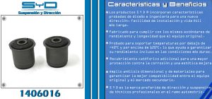 BUJE DE SUSPENSION CHRYSLER-DODGE-HYUNDAI RAM 1500 PICK-UP 1406016-SYD