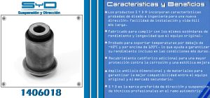 BUJE DE SUSPENSION CHRYSLER-DODGE-HYUNDAI H100 1406018-SYD