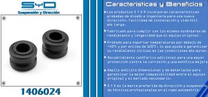 GOMA BARRA ESTABILIZADORA CHRYSLER-DODGE-HYUNDAI NEON 1406024-SYD