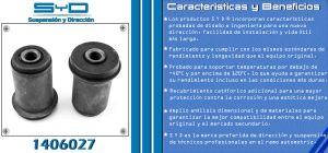 BUJE DE SUSPENSION CHRYSLER-DODGE-HYUNDAI RAM 2500 PICK-UP 1406027-SYD