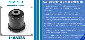 BUJE DE SUSPENSION JEEP COMMANDER 1406028-SYD