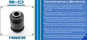 BUJE DE SUSPENSION CHRYSLER-DODGE-HYUNDAI ACCENT 1406030-SYD