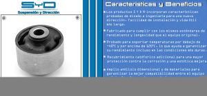 BUJE DE SUSPENSION CHRYSLER-DODGE-HYUNDAI ACCENT 1406031-SYD