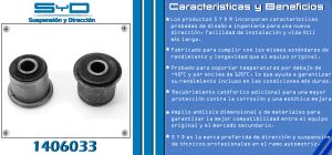 BUJE DE SUSPENSION CHRYSLER-DODGE-HYUNDAI CIRRUS 1406033-SYD